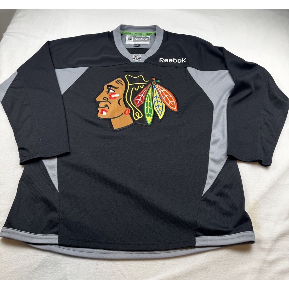 Reebok NHL Chicago Blackhawk's Practice/Warmup Jersey L